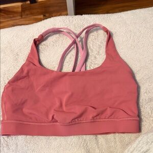 Lululemon Athletica Pink Sports Bra